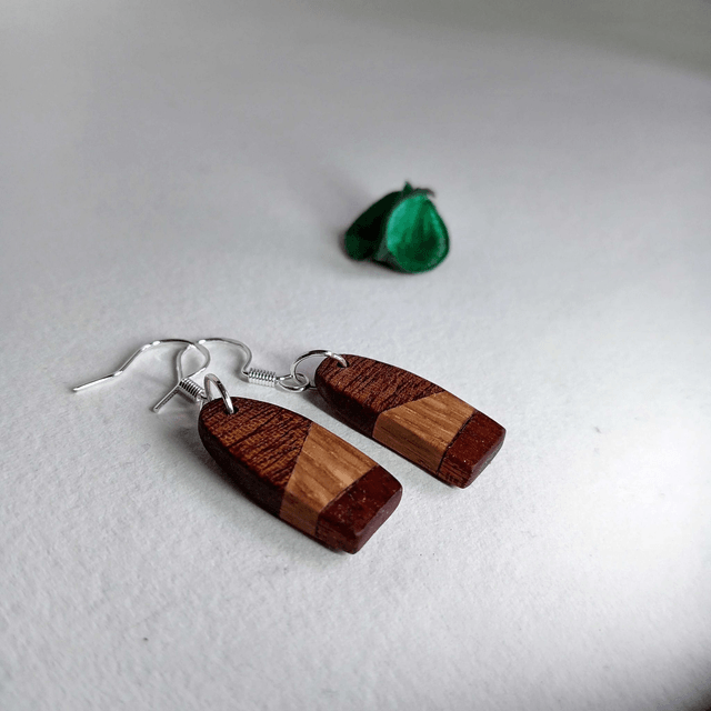 Boucles d'oreilles multicolores