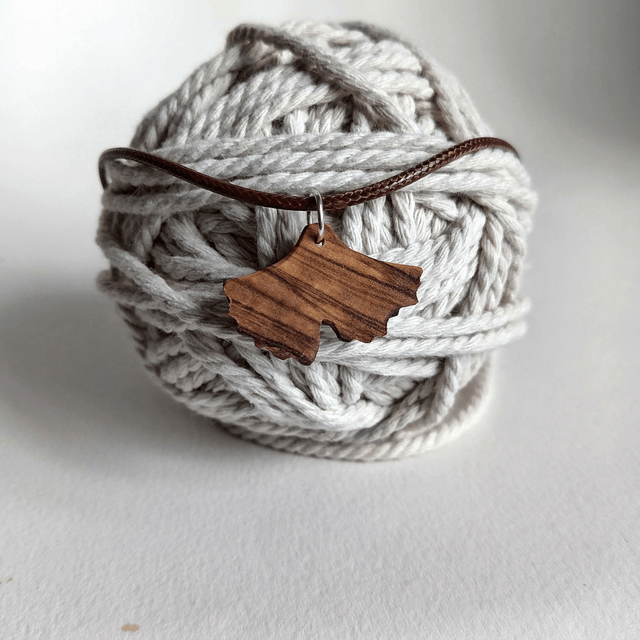 Pendentif feuille de ginkgo