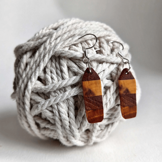 Boucles d'oreilles multicolores