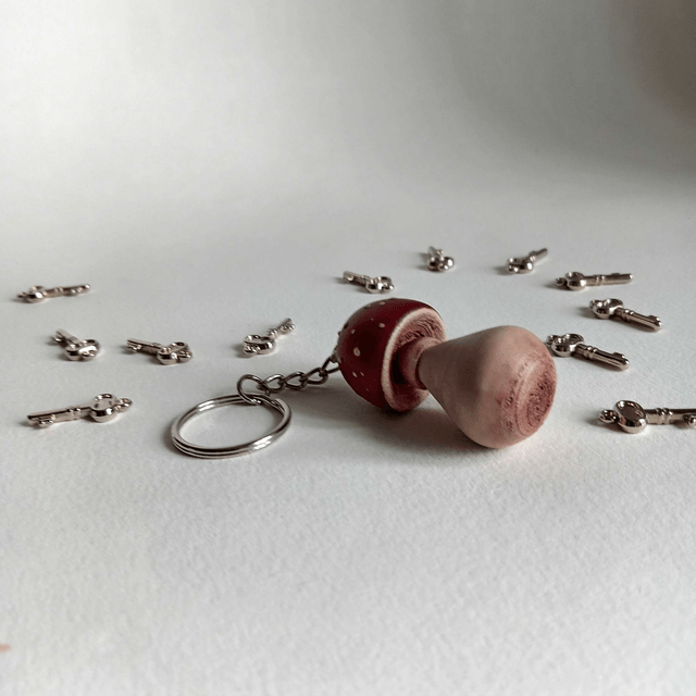 Porte clés amanite tue-mouche