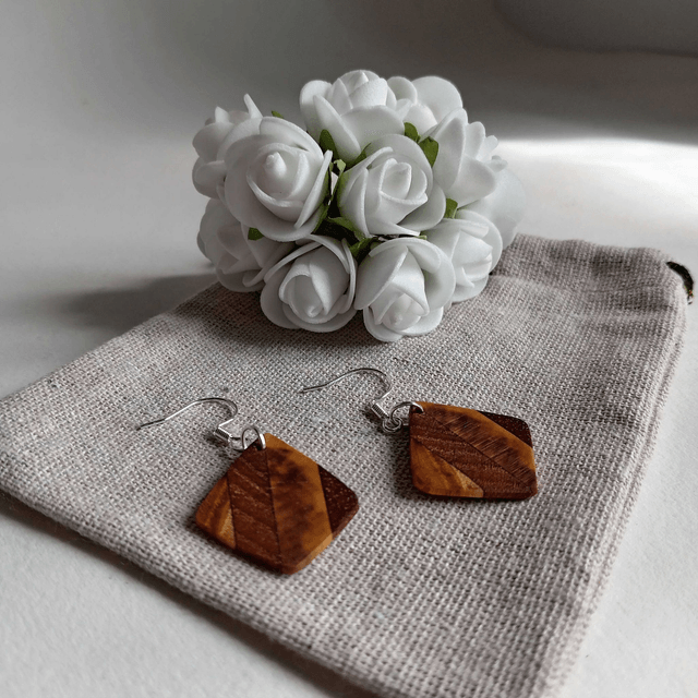 Boucles d'oreilles multicolores
