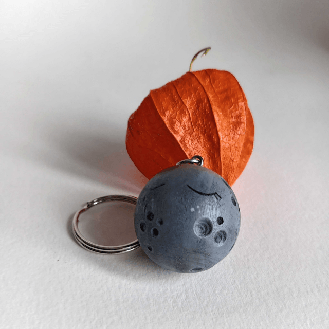 Porte clés lune