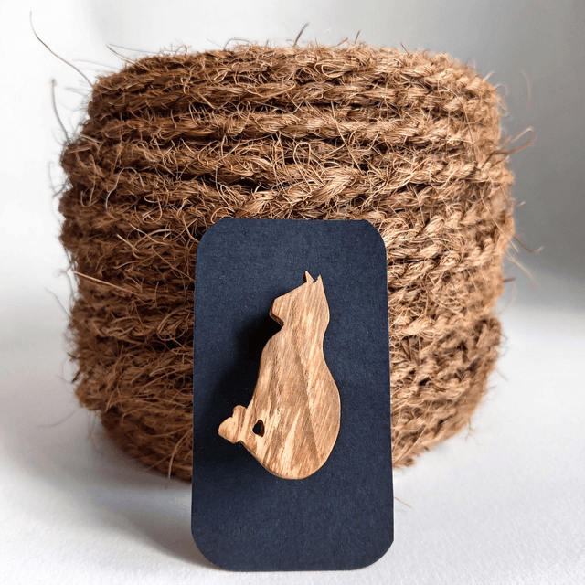 Broche chat