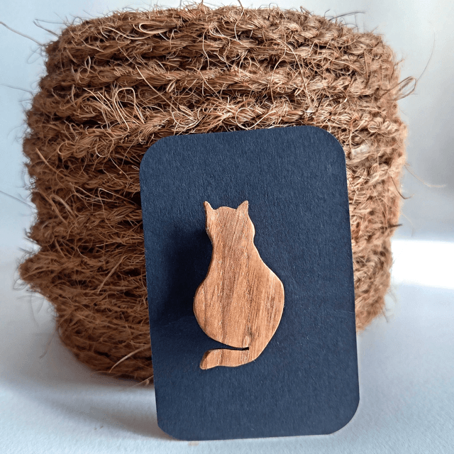 Broche chat