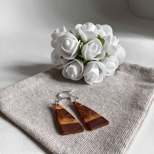 Boucles d'oreilles multicolores