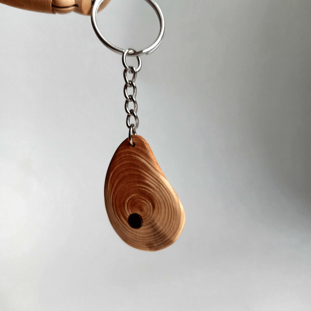 Porte clés séquoia avec insert