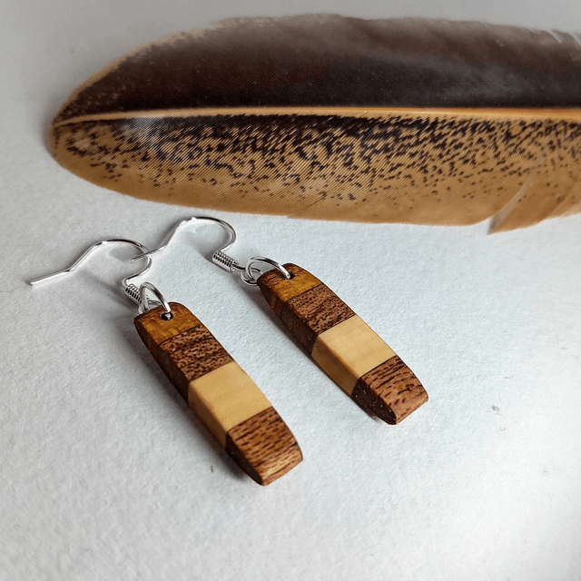 Boucles d'oreilles multicolores
