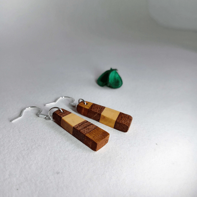 Boucles d'oreilles multicolores