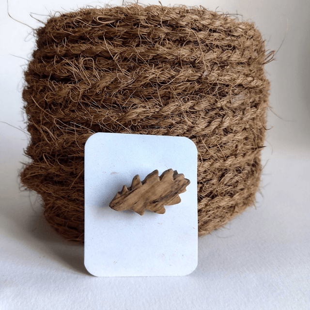 Broche feuille de chêne