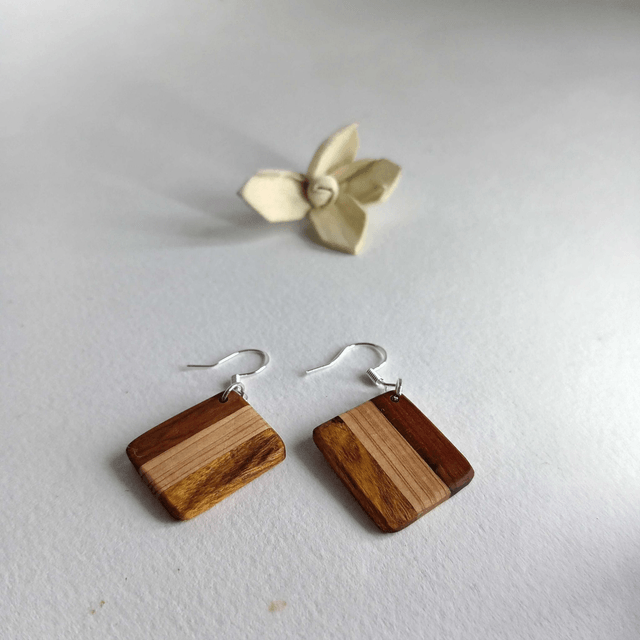 Boucles d'oreilles multicolores