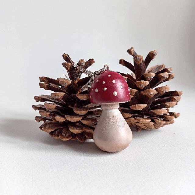 Porte clés amanite tue-mouche