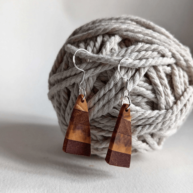 Boucles d'oreilles multicolores