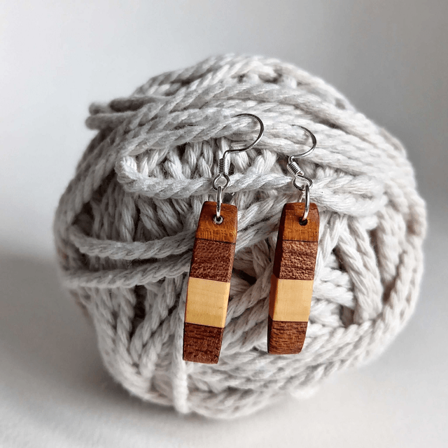 Boucles d'oreilles multicolores