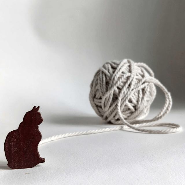 Broche chat
