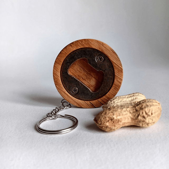 Décapsuleur porte clés rond