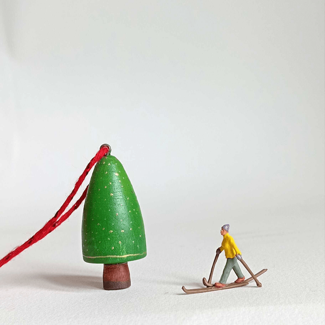 Sapin bombé à pois