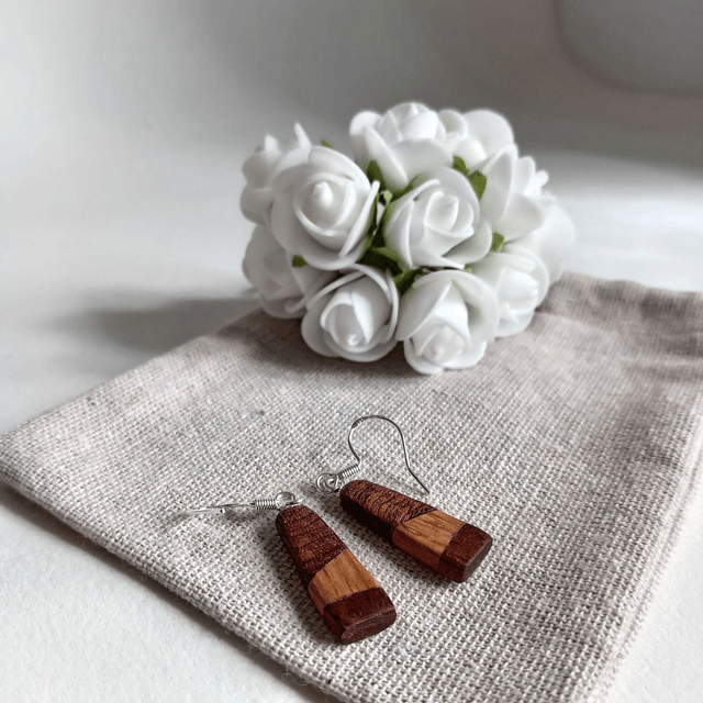 Boucles d'oreilles multicolores