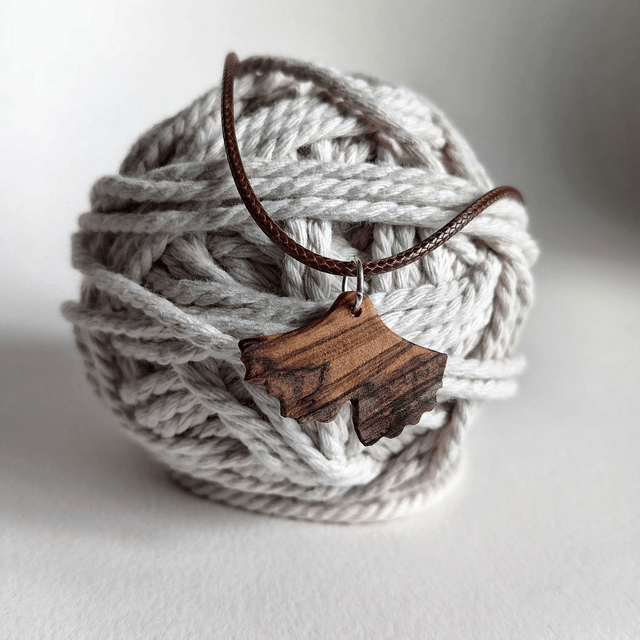 Pendentif feuille de ginkgo