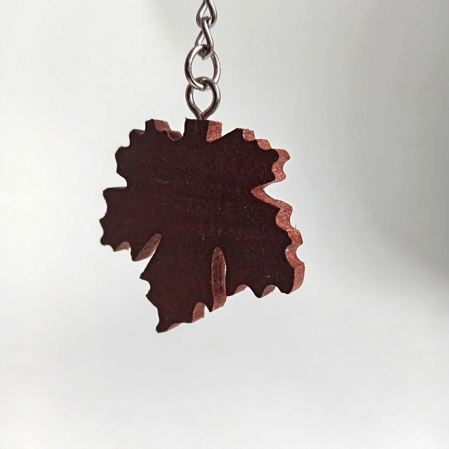 Porte clés feuille d'érable
