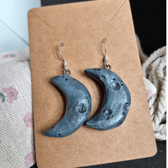 Boucles d'oreilles lunes
