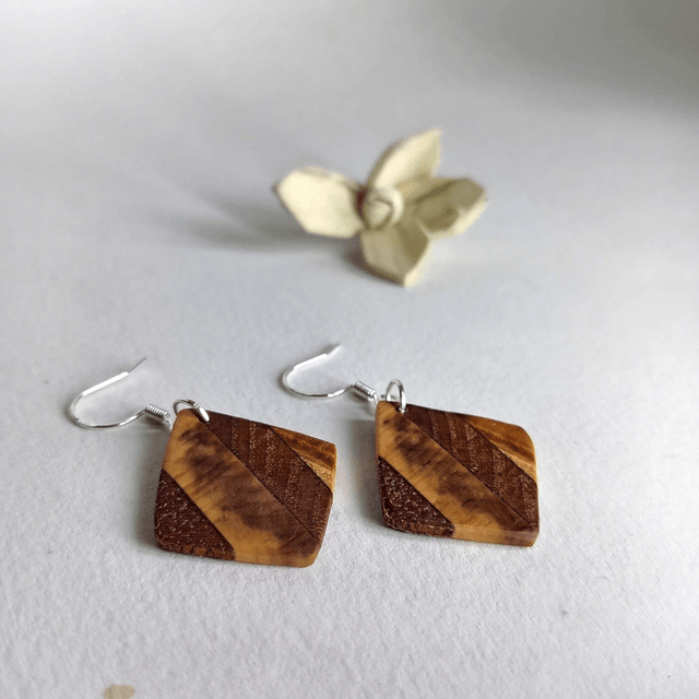 Boucles d'oreilles multicolores