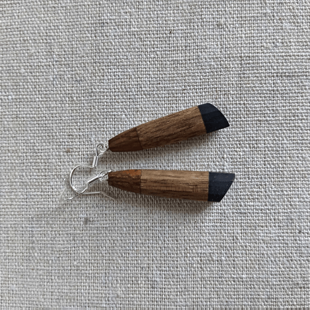 Boucles d'oreilles tricolores