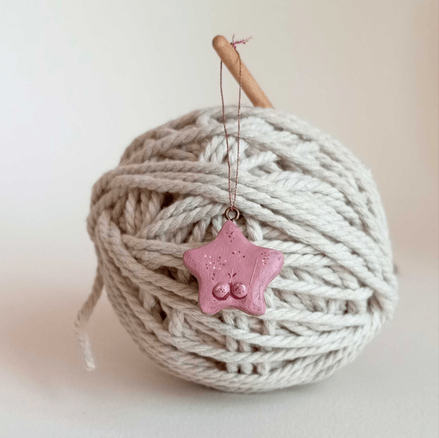 Petite étoile rose