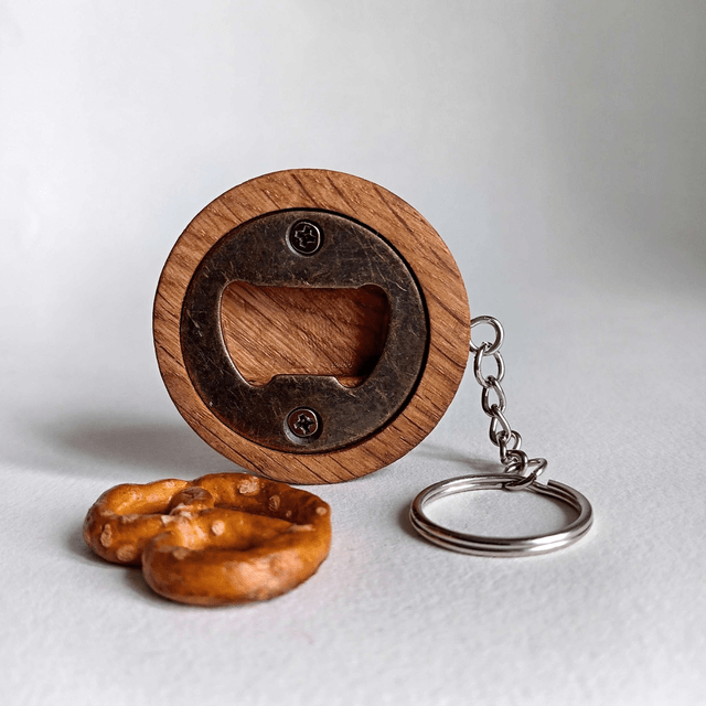 Décapsuleur porte clés rainuré