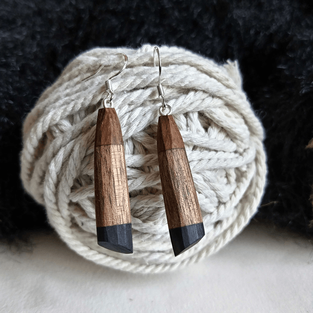 Boucles d'oreilles tricolores