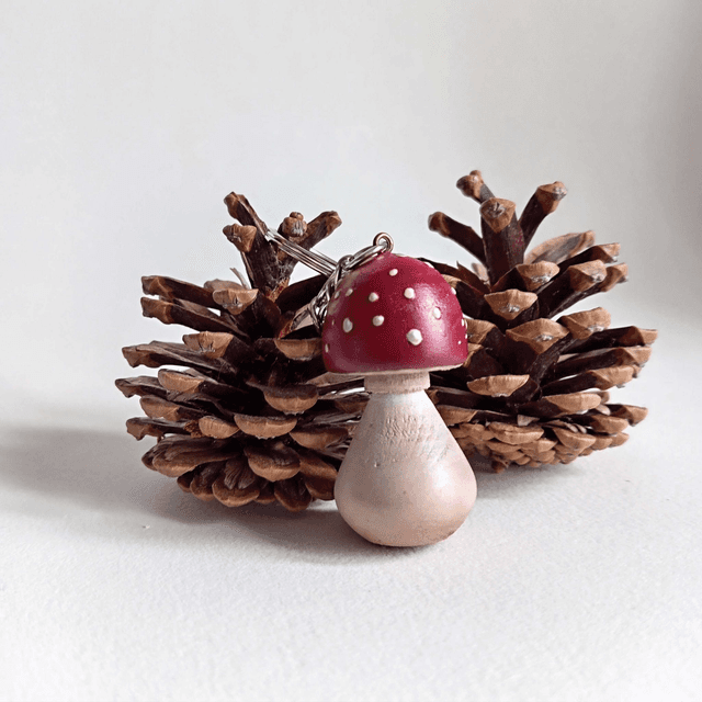 Porte clés amanite tue-mouche
