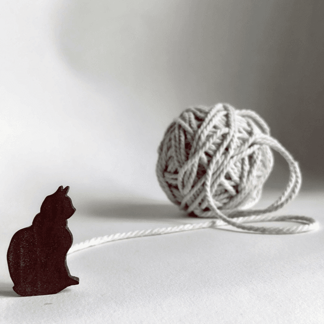 Broche chat