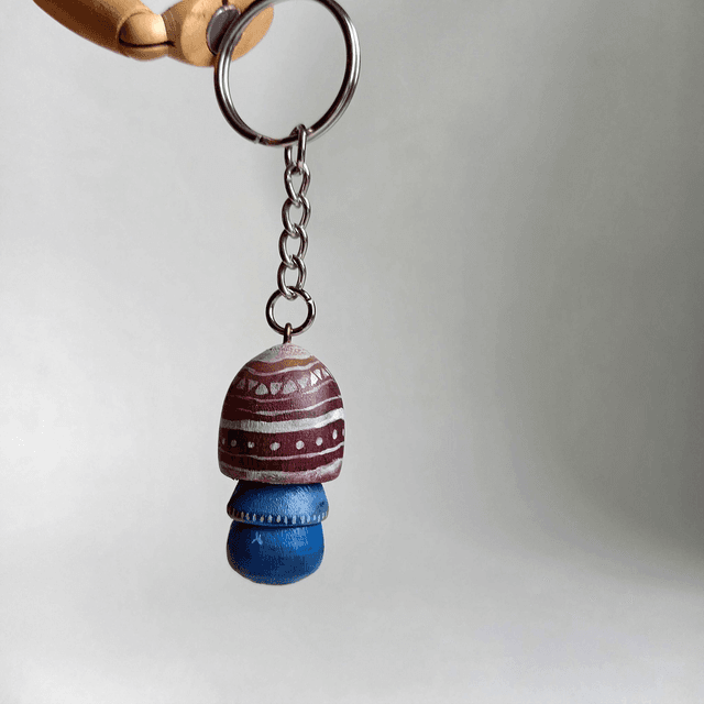 Porte clés champignon