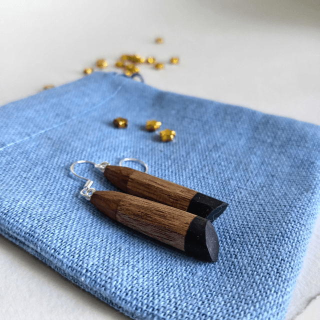 Boucles d&#039;oreilles tricolores